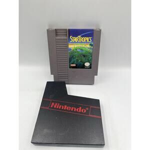 Star Tropics (Nintendo, NES, 1990) Authentic Cartridge - Tested With Cover